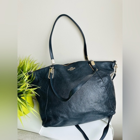 🎠Coach | XL Leather Coach Bag - Picture 8 of 16